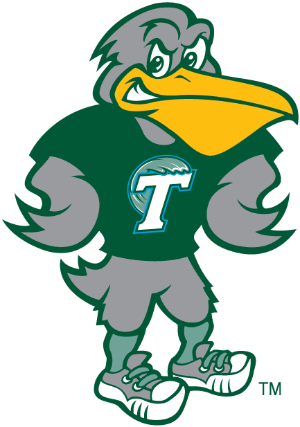 Tulane Green Wave 1998-Pres Mascot Logo diy DTF decal sticker